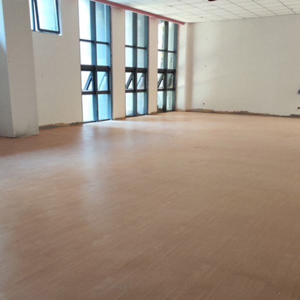山東理工魚臺高端學(xué)院訓(xùn)練室pvc運動地板